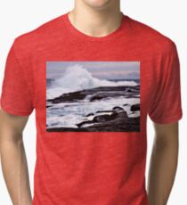 Ferocious Ocean -- Peggy's Cove, Nova Scotia Tri-blend T-Shirt