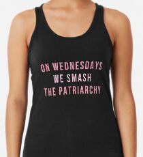 On Wednesdays We Smash The Patriarchy Women's Tank Top