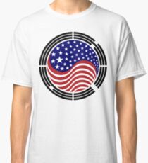 Korean American Multinational Patriot Flag Series Classic T-Shirt