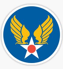 US Army Air Corps Hap Arnold Wings Sticker