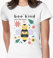 Save The Bees! Women's Fitted T-Shirt