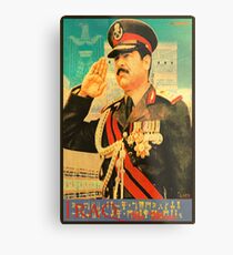 Saddam Propaganda Metal Print