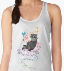Adorable Little Raccoon Women's Tank Top