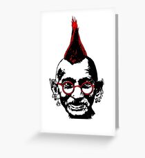 Punk Gandhi Carte de vœux