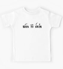 Born To Swim Kids Tee