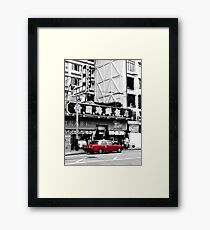 Hong Kong Taxi Framed Print