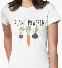 Plant Powered - Vegan Women's Fitted T-Shirt