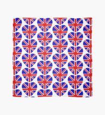 Union Jack flag in heart shape Scarf