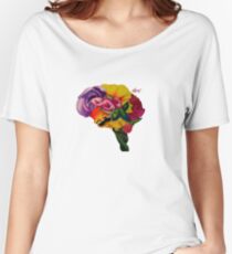 Floral Brain Women's Relaxed Fit T-Shirt