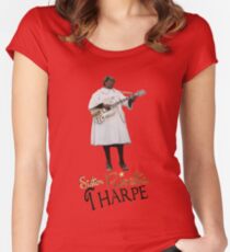 Camiseta entallada de cuello redondo HERMANA ROSETTA THARPE ROCK N ROLL