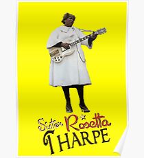 SCHWESTER ROSETTA THARPE ROCK N ROLL Poster