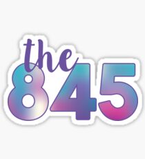 The 845 Area Code Sticker