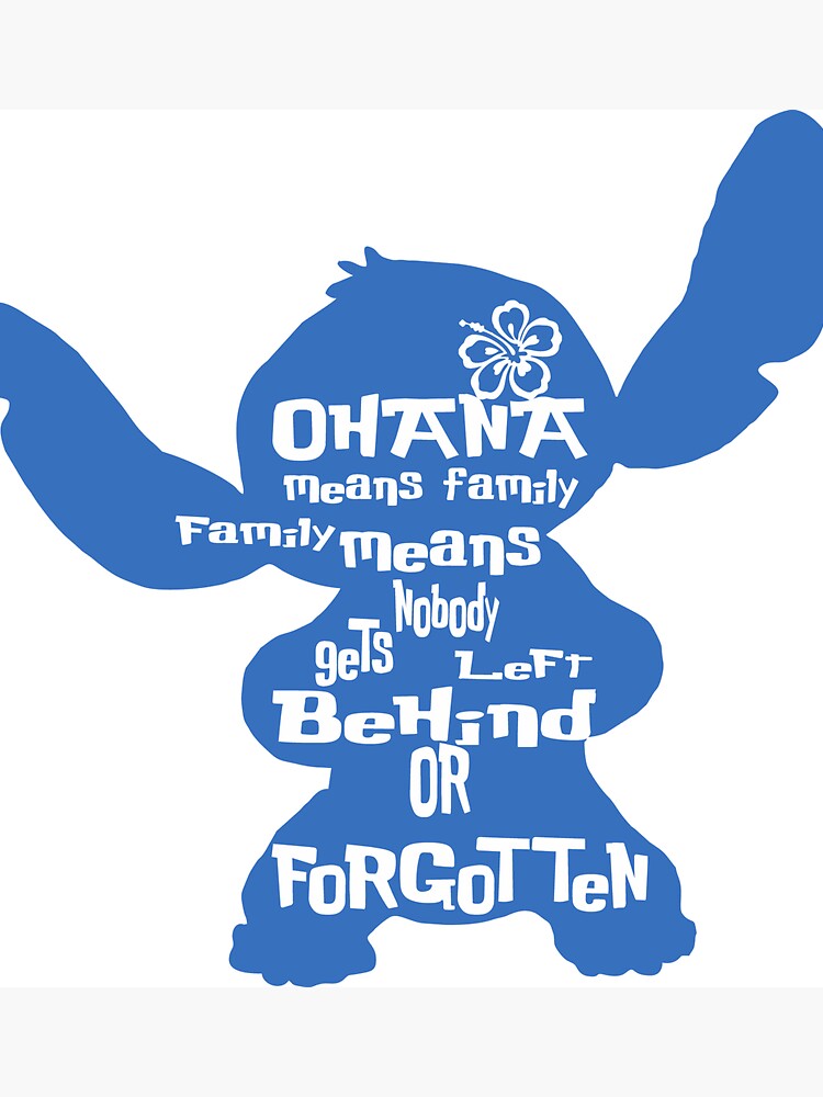 44+ Ohana means family spruch ideas