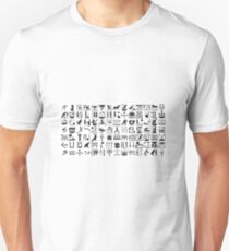 Egyptian hieroglyphs Unisex T-Shirt