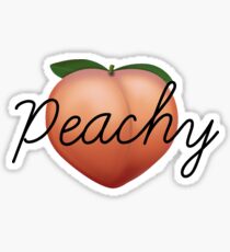 Peachy Peach Sticker