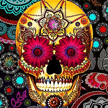 Mexican Sugar Skull #19 | Art Board Print