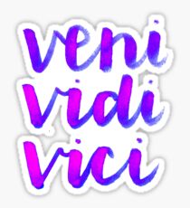 Veni Vidi Vici Sticker