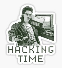 Hacking time Sticker