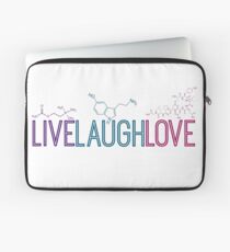 Live Laugh Liebesmoleküle 2 Laptoptasche