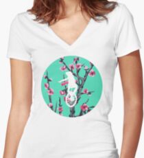 dat boi ARIZONA vaporwave Women's Fitted V-Neck T-Shirt