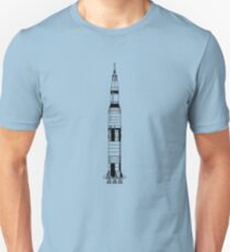 The Apollo Mission's Saturn V Rocket Unisex T-Shirt