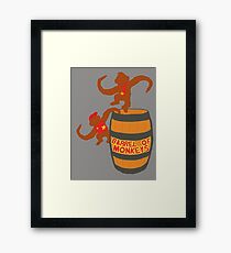 donkey kong Framed Print