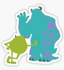 Mike Wazowski and James P. Sullivan (Mike and Sulley) - Monsters Inc Sticker