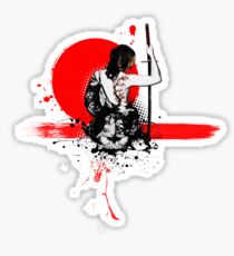 Trash Polka - Female Samurai Sticker