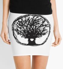 Love Life Tree Mini Skirt