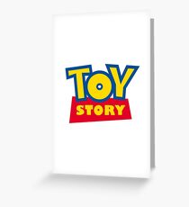 Tarjeta de felicitación Etiqueta engomada de Toy Story