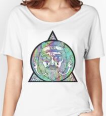 Trippy Psychedelic Hippie Design Women's Relaxed Fit T-Shirt