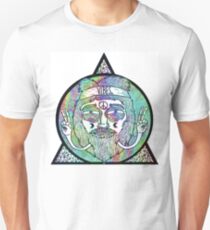 Trippy Psychedelic Hippie Design Unisex T-Shirt