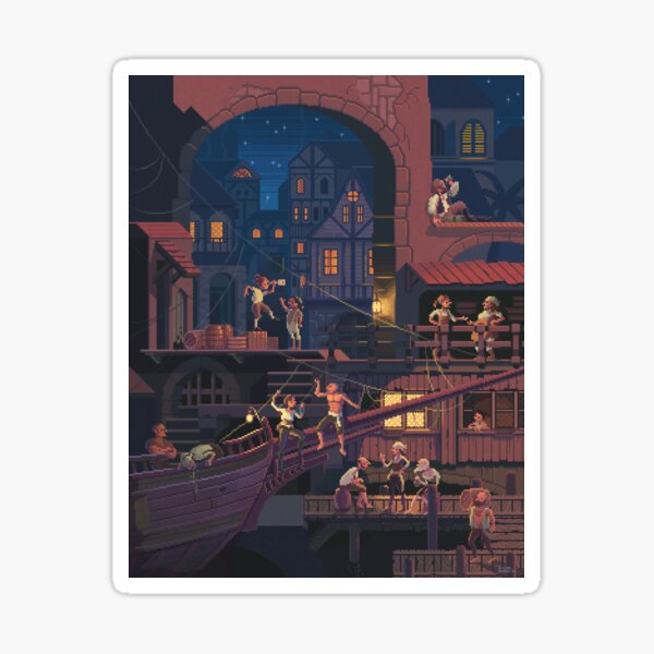 Scene #30: 'Antigua' Sticker