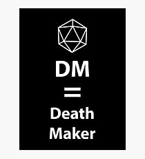 Lámina fotográfica Dungeon Master = Death Maker