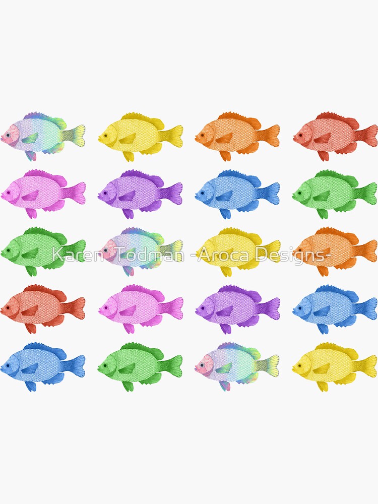 Peces multicolores de KTodman