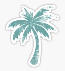Summer Caribbean Palm Trees Sticker