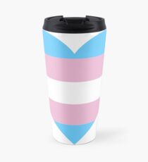 Trans Heart Travel Mug