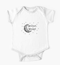 Mischief Managed Short Sleeve Baby One-Piece