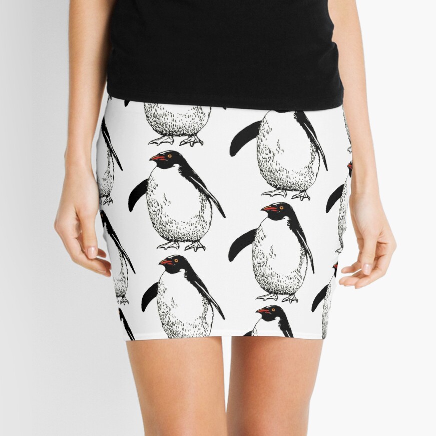 "PENGUIN" Mini Skirt by IMPACTEES | Redbubble