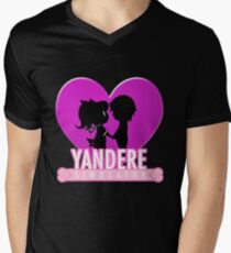 Yandere Simulator - Yandere Love Print Men's V-Neck T-Shirt