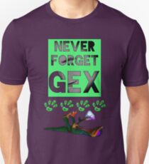 Never Forget Gex Unisex T-Shirt