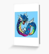 Trippy Gyarados Greeting Card