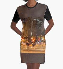 San Francisco Embarcadero Graphic T-Shirt Dress