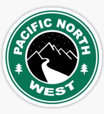 Pacific North West Starbucks Coffee PNW Sticker
