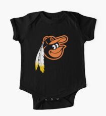 Redskins Orioles One Piece - Short Sleeve