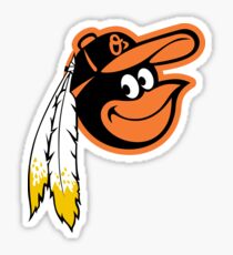 Redskins Orioles Sticker