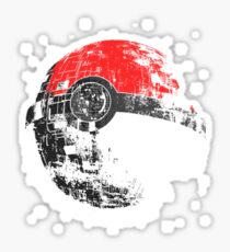 Pokeball Death Star Sticker
