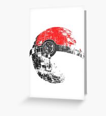 Pokeball Death Star Greeting Card