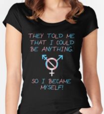 Became Myself Women's Fitted Scoop T-Shirt
