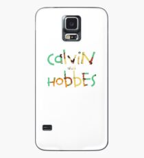 calvin and hobbes font Case/Skin for Samsung Galaxy